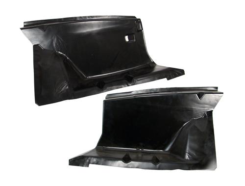 1979-93 Mustang Front Fender Apron Pair, Completely Smooth - No Holes!