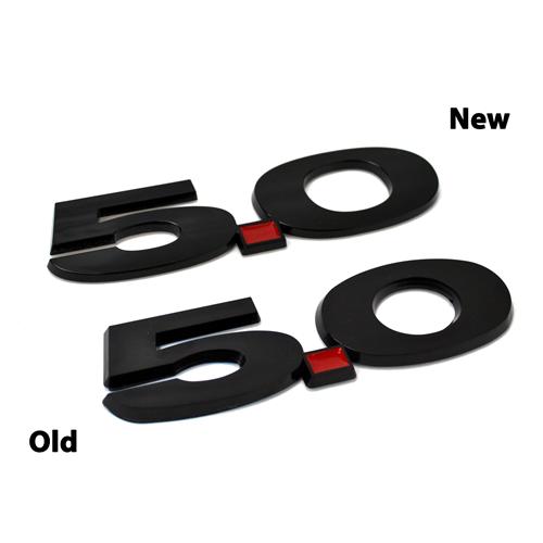 Mustang SVE "Coyote" Style Black 5.0 Emblem Black