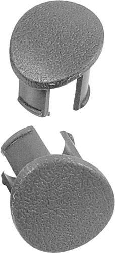 1987-93 Mustang LH Smoke Gray Door Armrest Plug