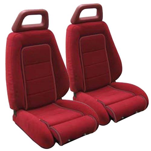86 mustang gt convertible. 1985-86 Mustang GT Convertible Cloth Seat Upholstery, Red with Red Welt