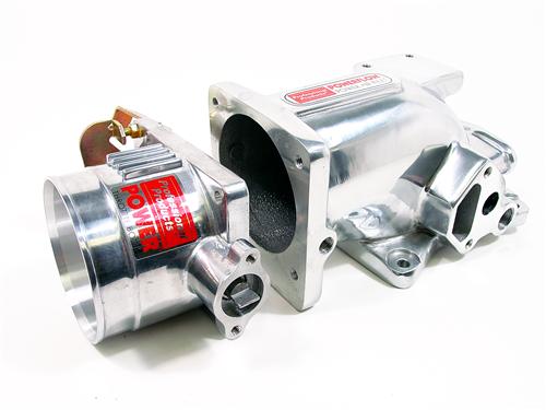 1996-04 Mustang GT 4.6L 2V Professional Products Polished Intake Plenum And Polished 75mm Throttle Body Kit