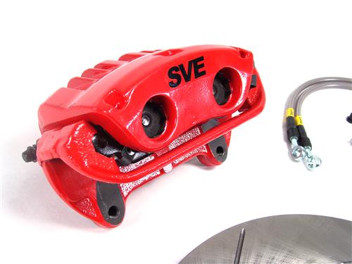 1994-04 Mustang Red SVE 13" Cobra Style Front Brake Kit